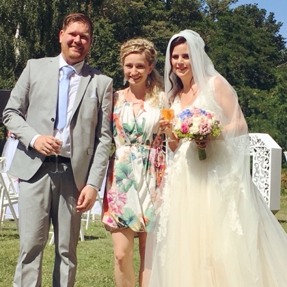 Jessi und Malte bei ihrer Hochzeit